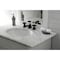 Kingston Brass KS4460RX Widespread Bathroom Faucet with Brass Pop-Up, Matte Black KS4460RX - alternate 4